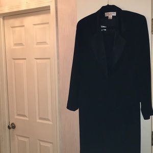 Classic little black dress with matching jacket